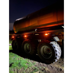 Žymeklis LED, stačiakampis, 12-24V, 124x49x20mm, Kramp LA30154