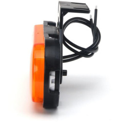 Žymeklis LED, stačiakampis, 12-24V, 124x49x20mm, Kramp LA30154