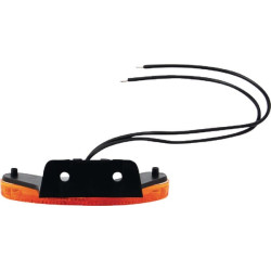 Žymeklis LED, ovalus, 12/24V, gintaras, užsukamas, 102x46mm, Waś 1400300308Z