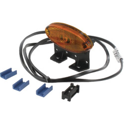 Žymeklis LED, ovalus, 12V, oranžinis, užsukamas, Aspöck 312369037