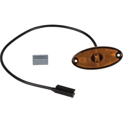 Žymeklis LED, ovalus, 24V, oranžinis, užsukamas, 101x14x44mm, Aspöck 312304017