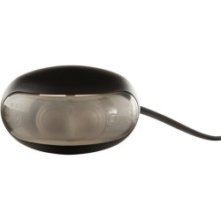 Šviesos diodas, 0,50 W, ovalus, 12/24 V, raudonas, užsegamas, 2 šviesos diodai, Hella 2XA959560401