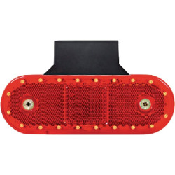 Žymeklis LED, stačiakampis, 12-24V, 114x40x25mm, Kramp LA30115