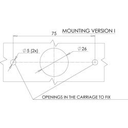 Žymeklis LED, stačiakampis, 12-24V, 114x40x25mm, Kramp LA30116