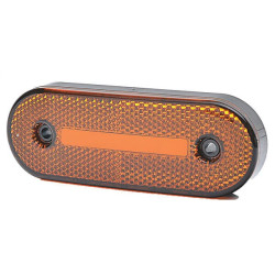 Žymeklis LED, su posūkio rodikliu, stačiakampis, 12-24V, 115.3x41.3x20mm, Kramp LA30155IND