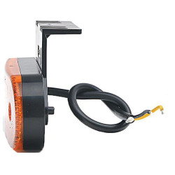 Žymeklis LED, su posūkio rodikliu, stačiakampis, 12-24V, 115.3x41.3x20mm, Kramp LA30155IND