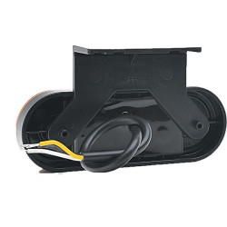 Žymeklis LED, su posūkio rodikliu, stačiakampis, 12-24V, 115.3x41.3x20mm, Kramp LA30155IND