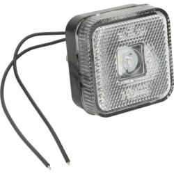Žymeklis LED, kvadratinis, 12-24V, 65x65x28mm, Kramp LA30137