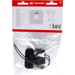 Žymeklis LED, kvadratinis, 12-24V, 65x65x28mm, Kramp LA30137