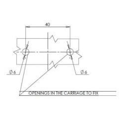Žymeklis LED, kvadratinis, 12-24V, 65x65x28mm, Kramp LA30137