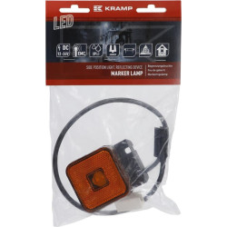 Žymeklis LED, kvadratinis, 12-24V, 65x65x28mm, Jaeger, Kramp LA30123