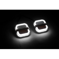 Belaidis LED priekinių žibintų komplektas LA60040FR