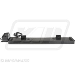 Valstybinio numerio laikiklis LED, plokštei 520x110mm, 12-24V, stačiakampis, click connect sistema (Jaeger) VLC2398