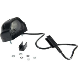 Valstybinio numerio apšvietimas LED, 0,96W, stačiakampis, 24V, skaidrus, užsukamas, 100x57x60mm 6KLS0250LED50CI