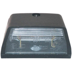 Valstybinio numerio apšvietimas 5W, stačiakampis, 12/24V, skaidrus, užsukamas, 36x36mm, Britax TOR2490