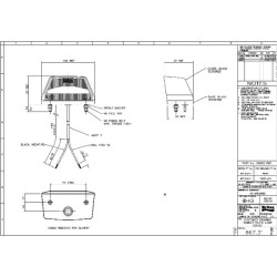Valstybinio numerio lempa 867 12V, 1,2m laidas 8673112V