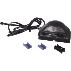 Valstybinio numerio apšvietimas 5W, stačiakampis, 12V, skaidrus, užsukamas, 100x57x60mm, Regpoint I by Aspöck 363209027