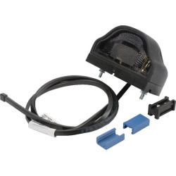 Valstybinio numerio apšvietimas 5W, stačiakampis, 12V, skaidrus, užsukamas, 100x57x60mm, Aspöck 363209017