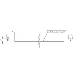 Valstybinio numerio apšvietimas LED kompaktiškas LA41003