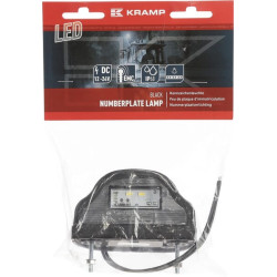 Valstybinio numerio apšvietimas LED, 12-24V, 101x58,5x59,6mm, Kramp LA41002