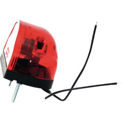 Valstybinio numerio apšvietimas LED, 12-24V, raudonas, 101x58,5x59,6mm, Kramp LA41001