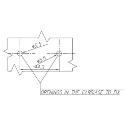 Valstybinio numerio apšvietimas LED kompaktiškas 2m laidas LA410032M