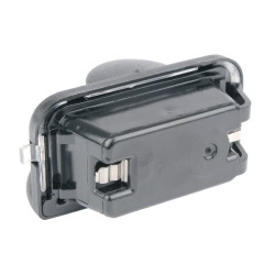 Valstybinio numerio apšvietimas 10W, stačiakampis, 12V, skaidrus, užsukamas, 72x35x49,5mm, Jokon 134007101