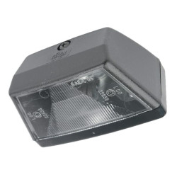 Valstybinio numerio apšvietimas 10W, stačiakampis, 12V, baltas, užsukamas, 100x57,5 mm, Jokon 134006100