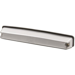 Valstybinio numerio apšvietimas 5W, stačiakampis, 12/24V, baltas, užsegamas, 260x39x45mm, Hella 2KA001610001