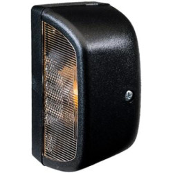 Valstybinio numerio apšvietimas 10W, stačiakampis, 12V, juodas, užsukamas, 102x56,5 mm, Hella 2KA998523001