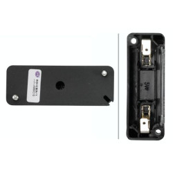 Valstybinio numerio apšvietimas 5W, stačiakampis, 12/24V, baltas, užsukamas, 83x33mm, ašmenų gnybtas, Hella 2KA003168021