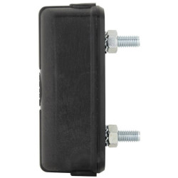 Valstybinio numerio apšvietimas 5W, stačiakampis, 12/24V, baltas, užsukamas, 80x31mm, ašmenų gnybtas, Hella 2KA001389101