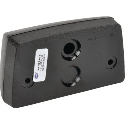 Valstybinio numerio apšvietimas 10W, stačiakampis, 12/24V, baltas, užsukamas, 102x55x56,5 mm, ašmenų gnybtas, Hella 2KA003389068