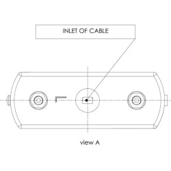 Valstybinio numerio apšvietimas 5W, stačiakampis, 12/24V, baltas, 85x30x38,8mm, gopart LA46002