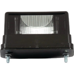 Valstybinio numerio ženklo šviesa stačiakampė, 12/24V, skaidrus, užsukamas, 55x61x109mm, Waś 1400697100