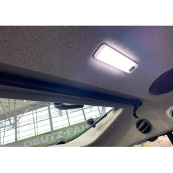 Kabinos vidaus apšvietimas su jungikliu, 132x30mm 3,3W 12/24V D15047