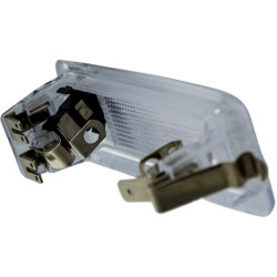 Vidinis apšvietimas stačiakampis, 12V, skaidrus, spaustukas, 82x316mm, Hella 2JA002931031