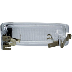 Vidinis apšvietimas stačiakampis, 12V, skaidrus, spaustukas, 82x316mm, Hella 2JA002931031