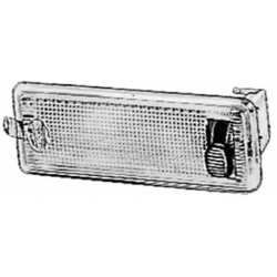 Vidinis apšvietimas stačiakampis, 12V, skaidrus, spaustukas, 82x316mm, Hella 2JA002931031