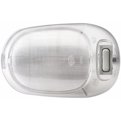 Vidinis apšvietimas 10W, ovalus, 12V, skaidrus, spaustukas, Hella 2JA964916001