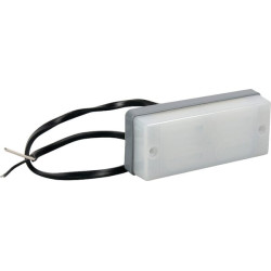 Vidaus šviesos diodas, 3,50 W, 170 lm, stačiakampis, 12/24 V, baltas, 107,6 x 24,4 x 45,6 mm, 4 LED, gopart LA50002