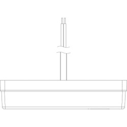 Vidaus šviesos diodas, 3,50 W, 170 lm, stačiakampis, 12/24 V, baltas, 107,6 x 24,4 x 45,6 mm, 4 LED, gopart LA50002