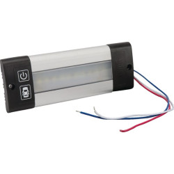 Vidinis LED apšvietimas, 360 lm, stačiakampis, 12/24 V, baltas, užsukamas, 136x10 LED, Britax L900010LDV