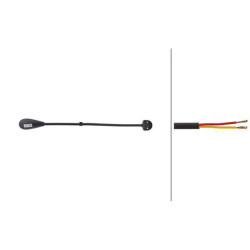 Vidinis apšvietimas LED, 9/31V, raudonas, 545x1 LED, Hella 2JA343720157