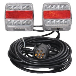 Šviesos komplektas LED 12V magnetinis 12m laidas LA212351GP
