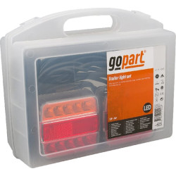 Šviesos komplektas LED montuojamas 12m laidas LA65012