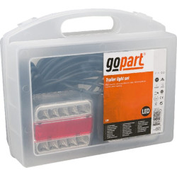 Šviesos komplektas LED 12V montuojamas 12m laidas LA65016