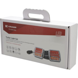 Šviesos komplektas LED, galinis, 12-24V montuojamas 12,5 m laidas, Kramp LA60048