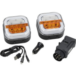 Belaidis LED priekinių žibintų komplektas LA60040FR