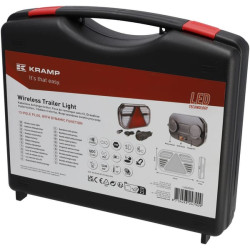 Belaidžio apšvietimo rinkinys LED, CANBUS, stačiakampis, 12V, Li-ion, magnetinis, 245x151x45mm, 13 kontaktų kištukas, dinaminis 